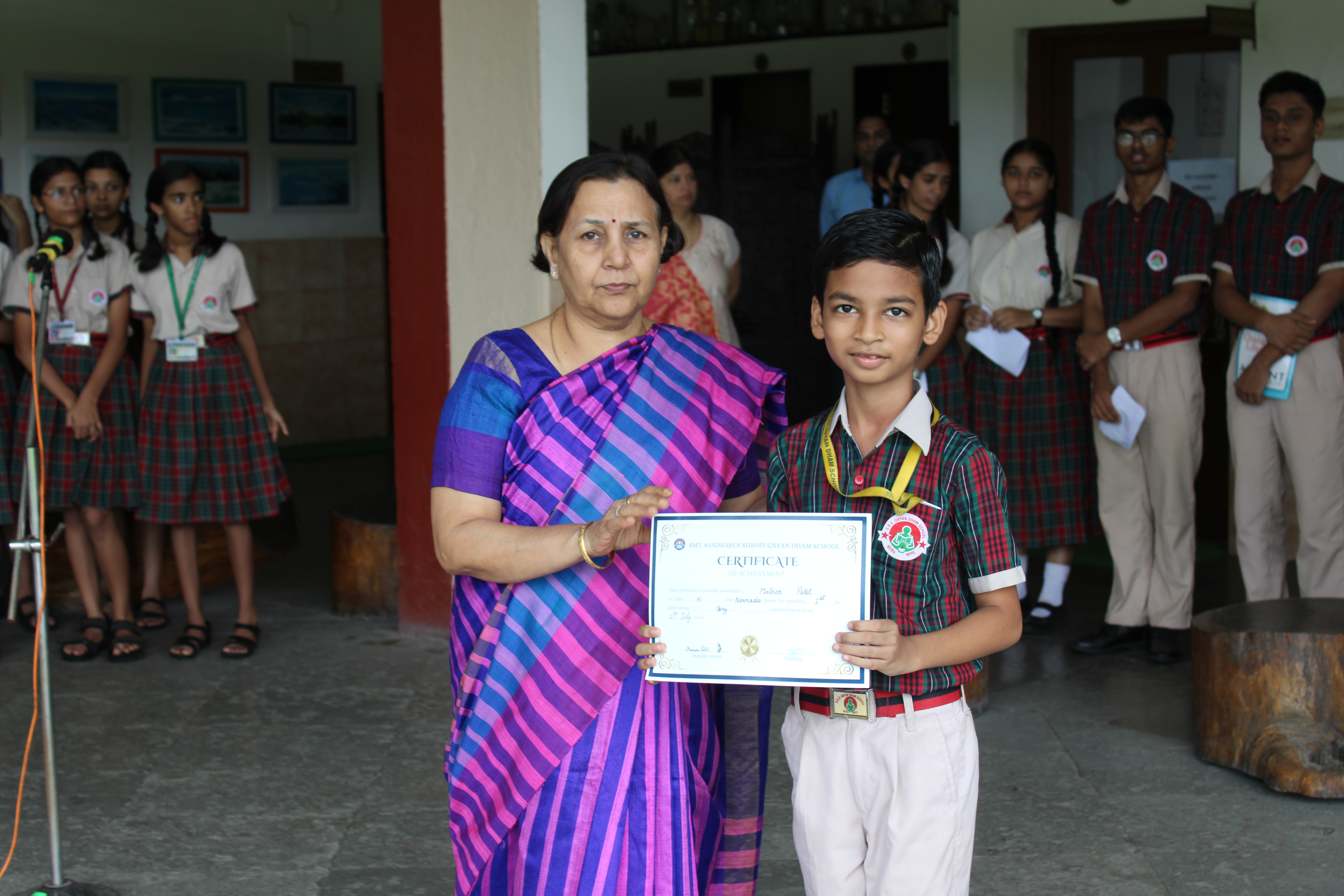 Certificate Giving for Interhouse Quiz Contest (vi-viii)-19-7-24