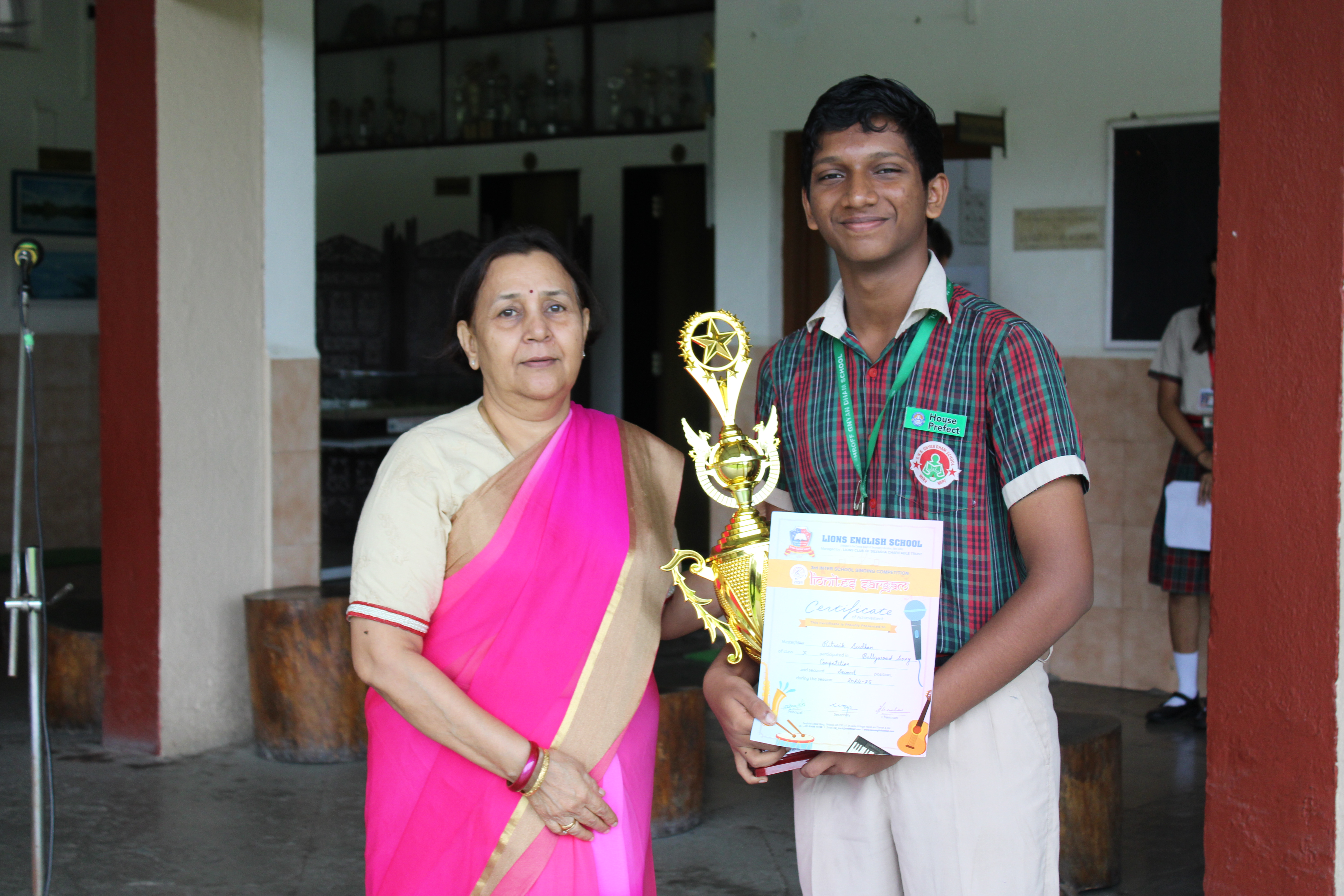 Trophy Giving For Solo Singing Competition-(24-7-24)